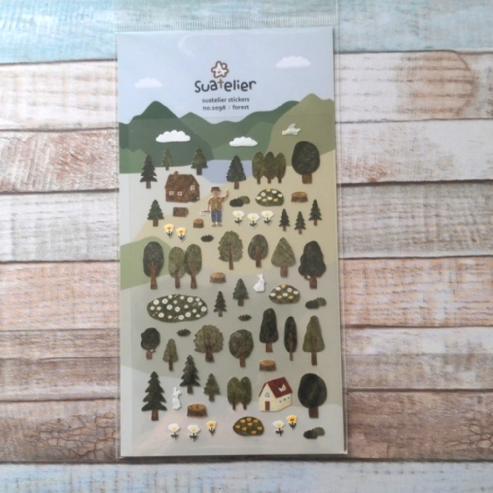 🌸$3 in a $15 bundle🌸 Countryside sticker sheet